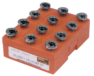 LYMAN X-SHELLHOLDER 12 PIECE SET & STORAGE BOX