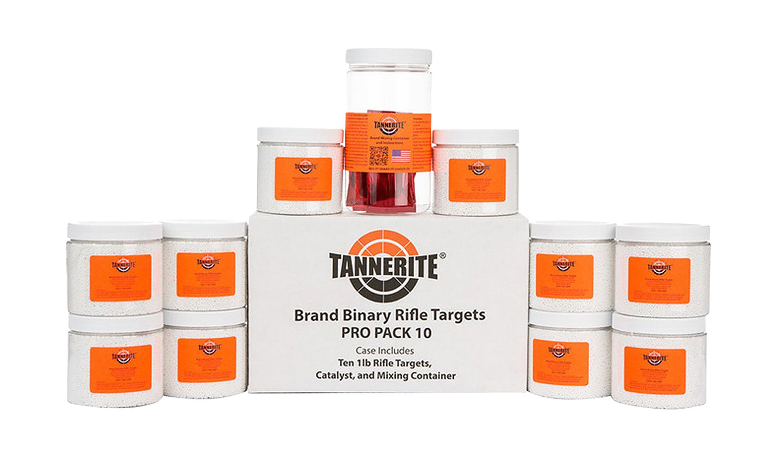 Tannerite PP410 Pro Pak Impact Enhancement Explosion White Vapor Centerfire Rifle Firearm 1 lb 10 Targets