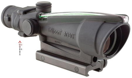 Trijicon 100144 ACOG Black Hardcoat Anodized 3.5x35mm Illuminated Green Chevron .308/7.62 BDC Reticle