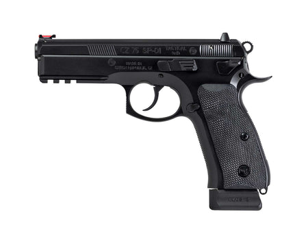 CZ 75 SP-01 TACTICAL 9MM PISTOL BLACK FIXED SIGHTS, AMBI DECOCKER, 2-10RD MAGS