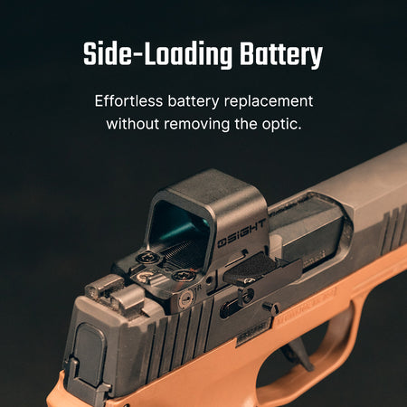 Osight K Compact 6 MOA Red Dot Sight Side-Loading Battery RMSc Footprint