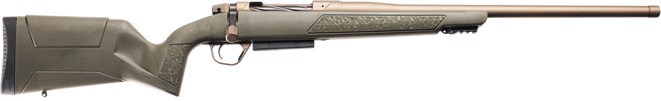 Christensen Arms 801-15008-01 Evoke 300 Win Mag 4+1 22" Burnt Bronze Cerakote Threaded Barrel, Burnt Bronze Cerakote Drilled & Tapped Receiver, Picatinny Rail Forend, OD Green Fixed Synthetic Stock