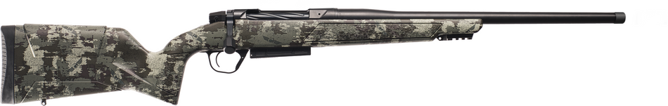 Christensen Arms 801-15023-01 Evoke Hunter 308 Win 4+1 20" Black Cerakote Threaded Barrel, Receiver & Forend w/Picatinny Rail, Brush Camo Fixed Synthetic Stock
