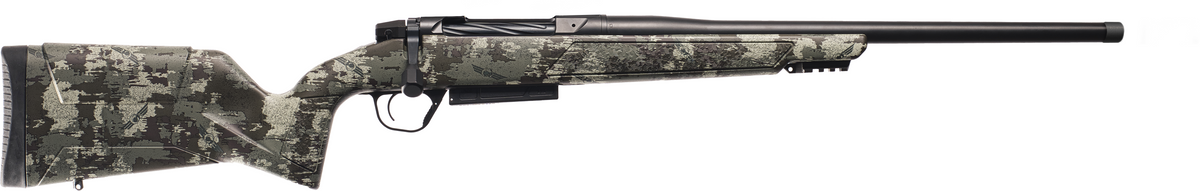 Christensen Arms 801-15026-01 Evoke Hunter 300 Win Mag 3+1 22" Black Cerakote Threaded Barrel, Receiver & Forend w/Picatinny Rail, Brush Camo Fixed Synthetic Stock