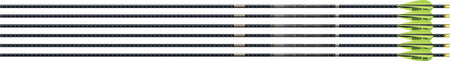 EASTON 4MM EMJ MATCH GRADE 400 6-PACK W/ 3" AAE HYBRID VANES<