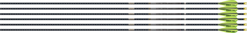 EASTON 4MM EMJ MATCH GRADE 400 6-PACK W/ 3" AAE HYBRID VANES<