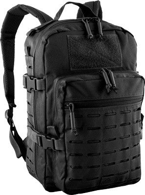 RED ROCK TRANSPORTER DAY PACK W/LASER-CUT MOLLE WEBB BLACK
