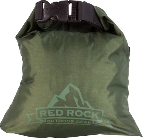 RED ROCK ROLL TOP DRY BAG 1 LITER WATERPROOF OD GREEN