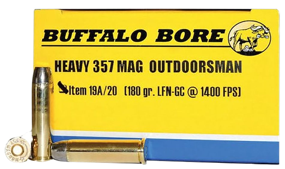 Buffalo Bore .357 Magnum Outdoorsman 180gr Solid Ammo