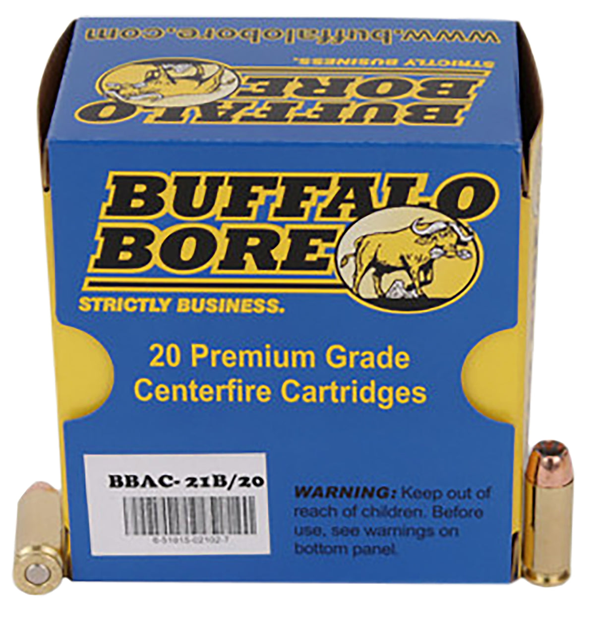Buffalo Bore 10mm Auto Heavy 180gr JHP Ammo