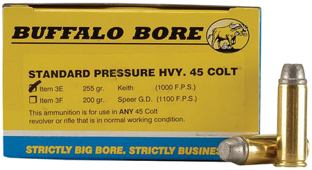 Buffalo Bore .45 Long Colt Standard Pressure 255gr Solid Ammo