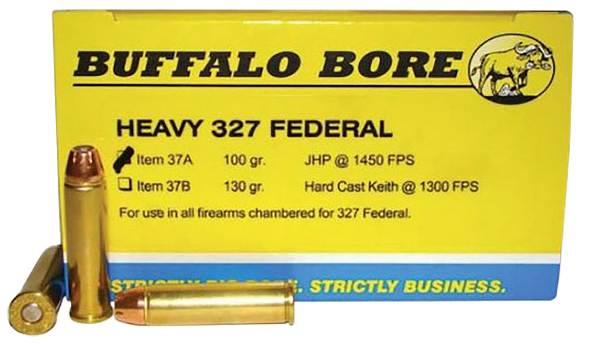 Buffalo Bore .327 Federal Mag Heavy 100gr JHP Ammo