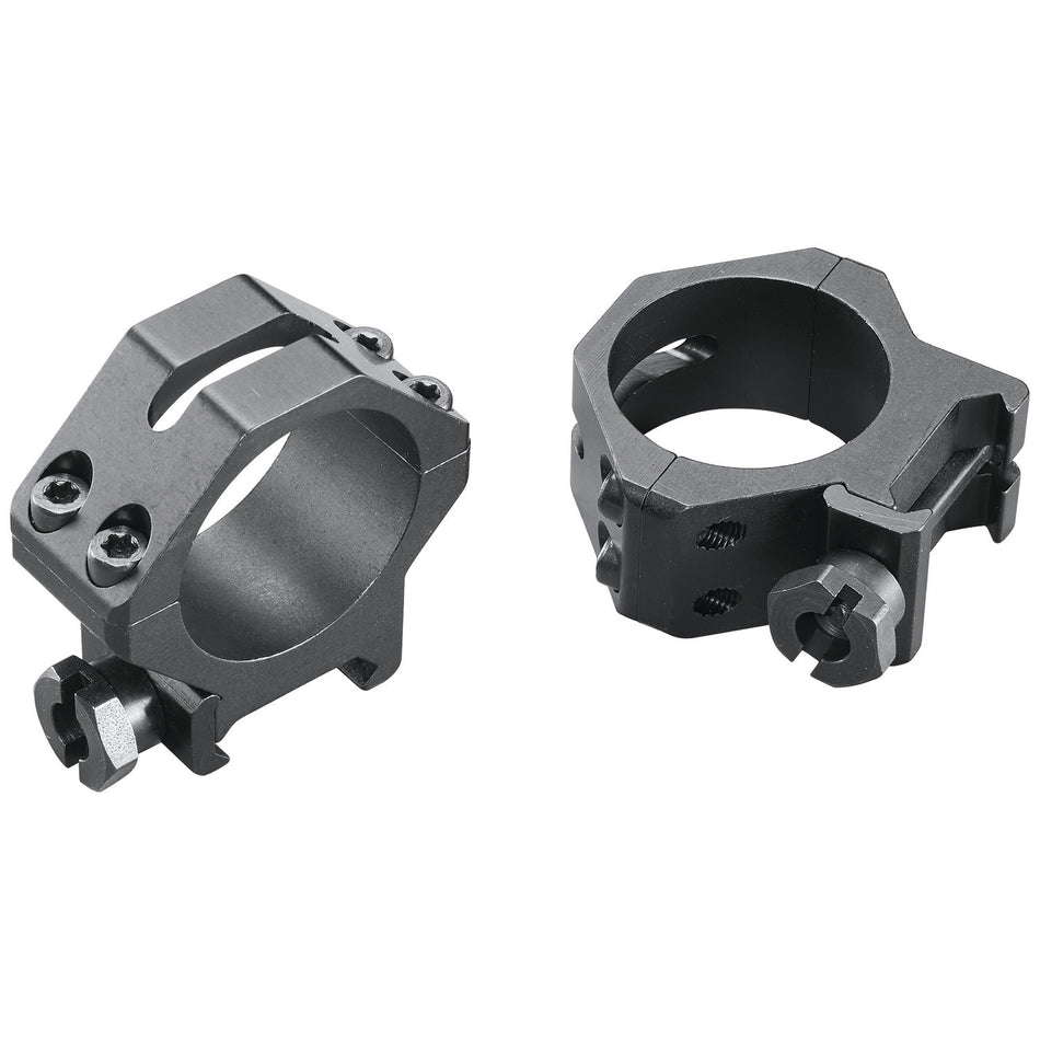 Weaver Mounts 48364 Four-Hole Skeleton Rings Matte Black 30mm Low