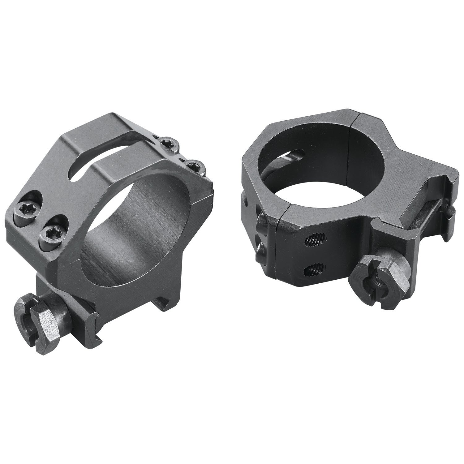 Weaver Mounts 48365 Four-Hole Skeleton Rings Matte Black 30mm Medium