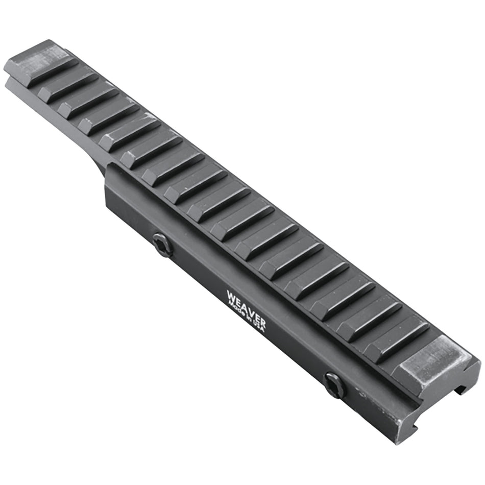 Weaver Mounts 99673 Flat Top Riser Rail Black Anodized 0 MOA