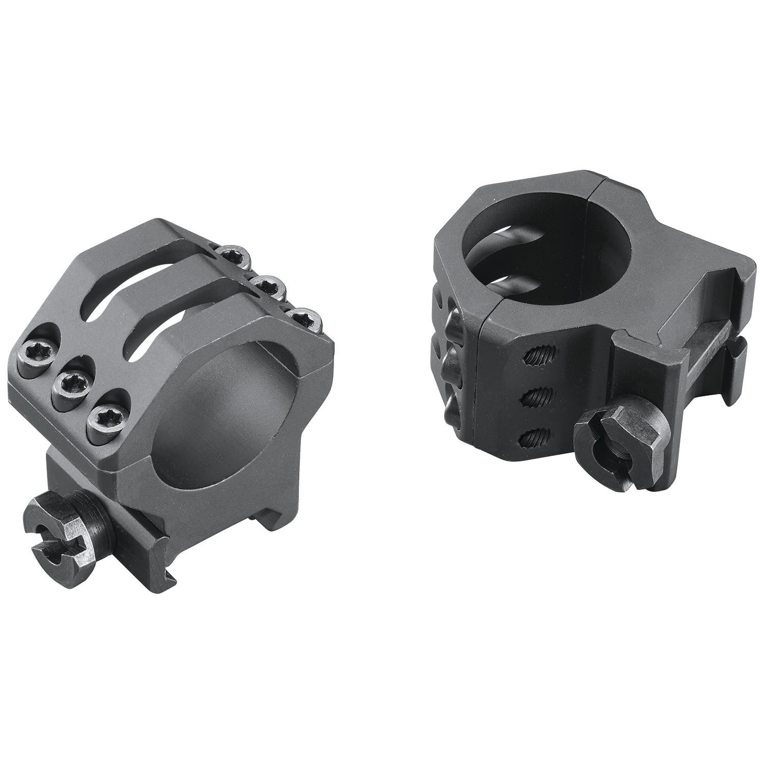 Weaver Mounts 99689 Six-Hole Picatinny Rings Matte Black 1" High
