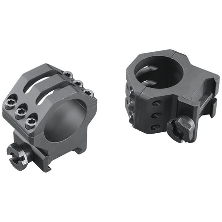 Weaver Mounts 99689 Six-Hole Picatinny Rings Matte Black 1" High
