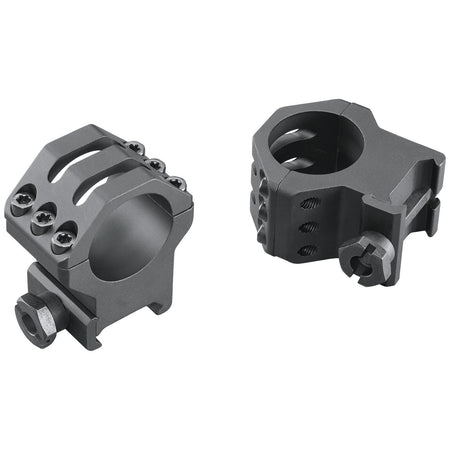 Weaver Mounts 99690 Six-Hole Picatinny Rings Matte Black 1" Extra High