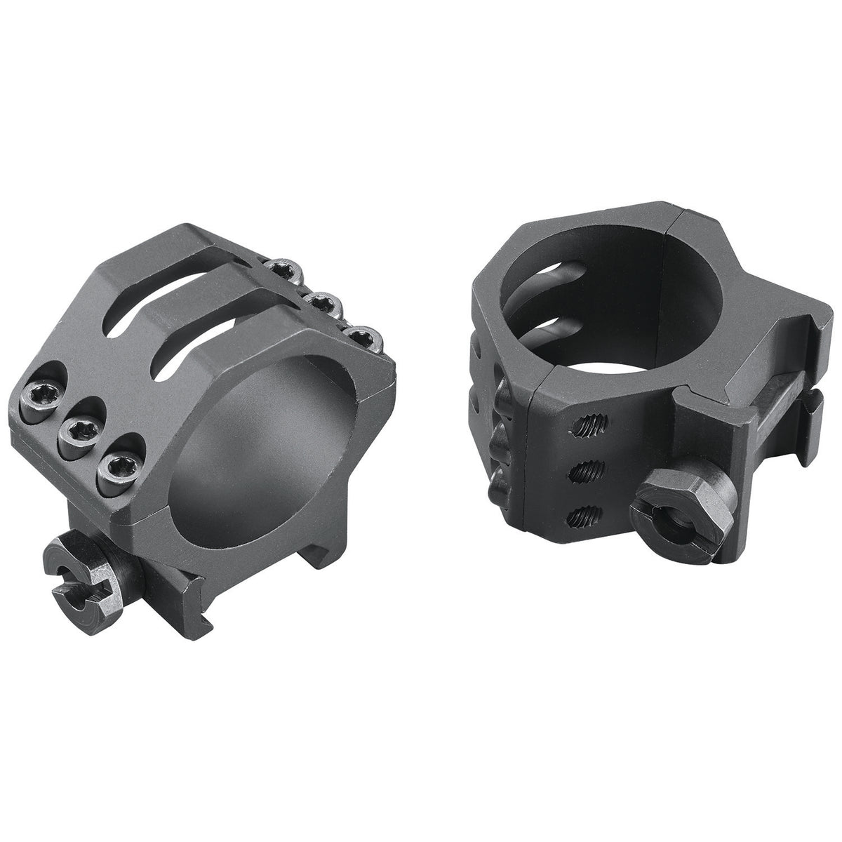 Weaver Mounts 99692 Six-Hole Picatinny Rings Matte Black 30mm Low