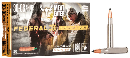 Federal P3006TC1 Premium Trophy Copper 180 Grain .30-06 Springfield 2700 fps