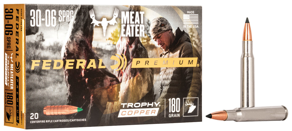 Federal P3006TC1 Premium Trophy Copper 180 Grain .30-06 Springfield 2700 fps