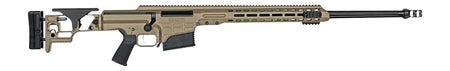 Barrett 20170 MRAD Covert 308 Win 10+1 17" Black Match Grade Fluted Barrel, Flat Dark Earth Cerakote Aluminum Receiver w/Picatinny Rail, M-LOK Handguard, Side Folding w/Adj Comb Black Polymer Stock, B