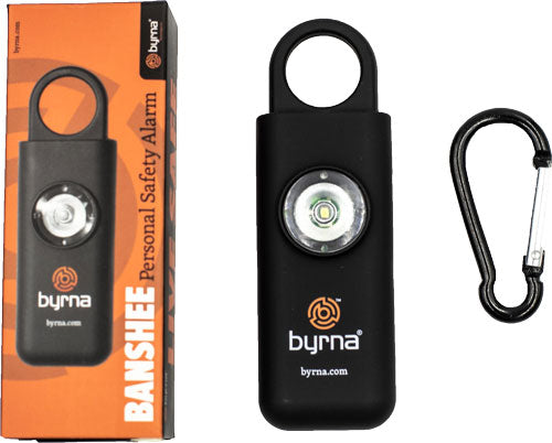 BYRNA BANSHEE ALARM/FLASHING LIGHT DISTRESS DEVICE W/CLIP