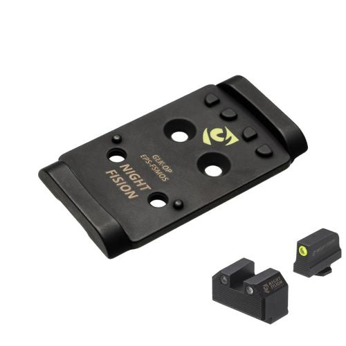 NIGHT FISION OPTIC PLATE & NS COMBO EPS TO GLOCK FULL SZ MOS