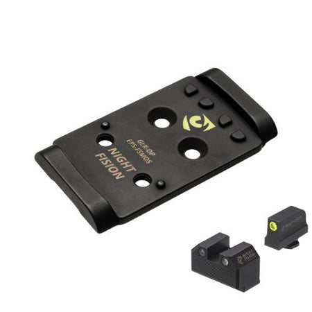 NIGHT FISION OPTIC PLATE & NS COMBO EPS TO GLOCK FULL SZ MOS