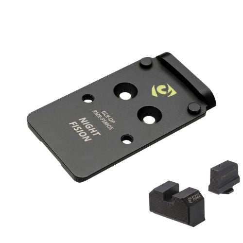 NIGHT FISION OPTIC PLATE & BLANK SIGHTS RMR/507C TO GLOCK
