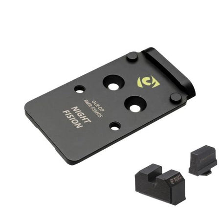NIGHT FISION OPTIC PLATE & BLANK SIGHTS RMR/507C TO GLOCK