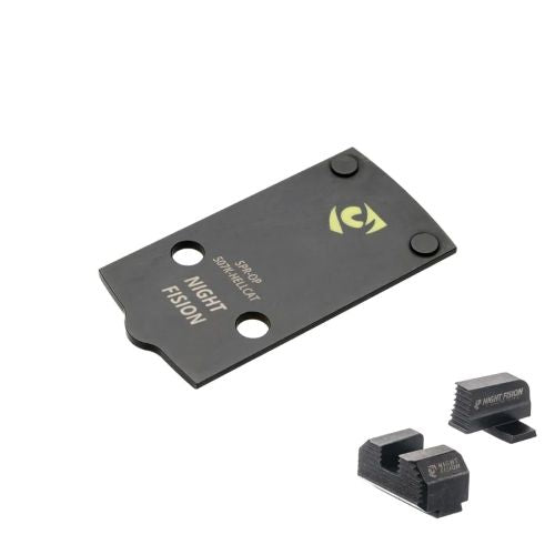 NIGHT FISION OPTIC PLATE & BLANK SIGHT COMBO 507K HELLCAT