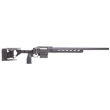 Seekins Precision 11710515F Havak Hit Pro M3 25 Creedmoor 24" Black Heavy Contour Threaded Barrel, Black Armorer Anodized Aluminum Receiver w/Picatinny Rail, Arca Rail Forend, Adjustable Folding Black