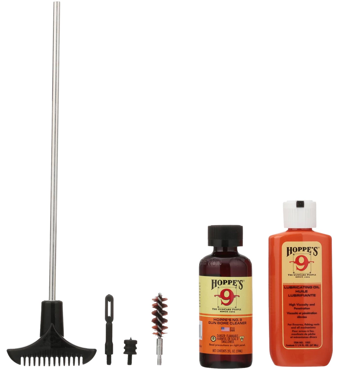 Hoppe's PCO45B Pistol Cleaning Kit 44 / 45 Cal (Clam Pack)