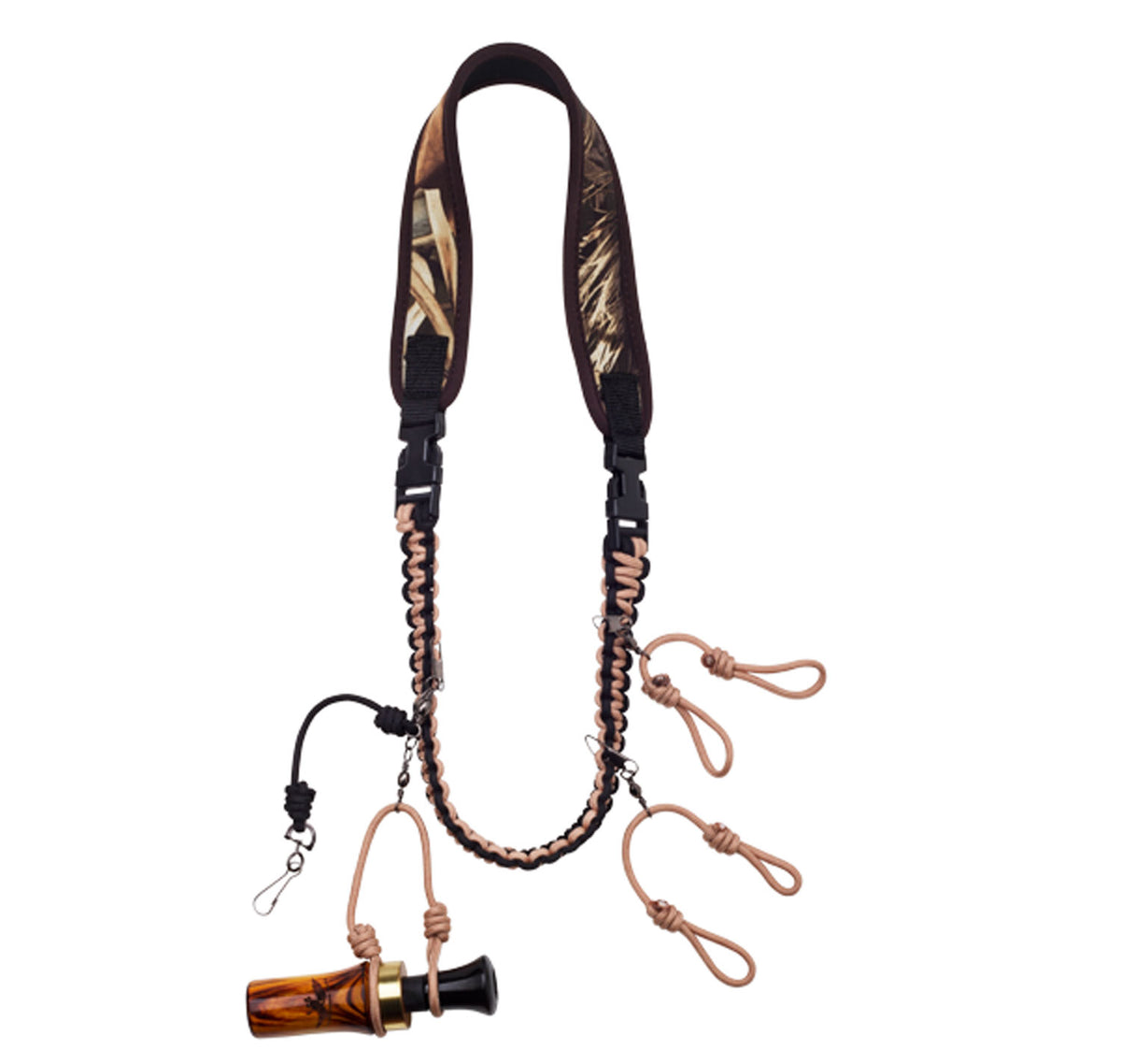 Duck Commander DNBQL3 Cut Em Lanyard Camo Neoprene Around Neck