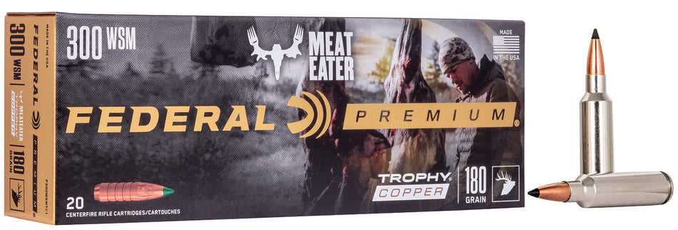 Federal .300 WSM Premium 180gr PolyTip Ammo