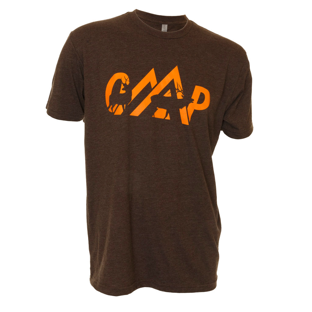 October Mountain Logo Tee Espresso Medium
