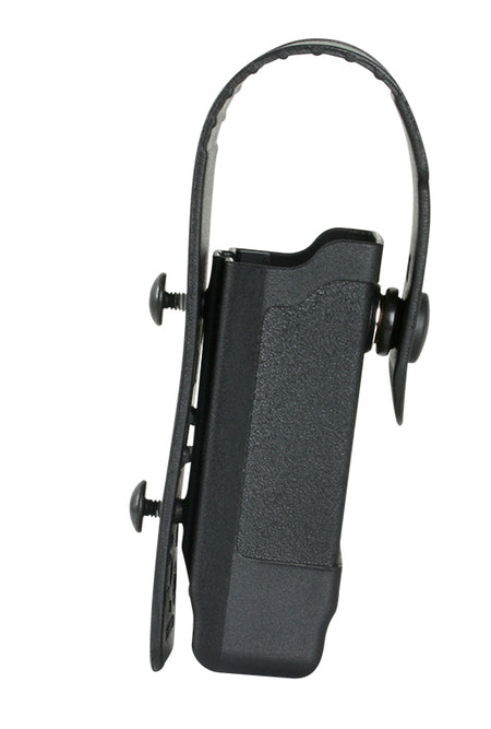 Blackhawk 430900BK Tactical Mag Pouch Single Black Polymer Snap Compatible w/Single Stack or Double Stack
