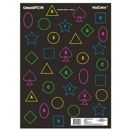 Champion Targets 45834 VisiColor Silhouette 12 Targets