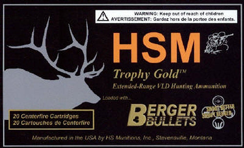HSM .300 H&H Mag Trophy Gold 168gr BTHP Ammo