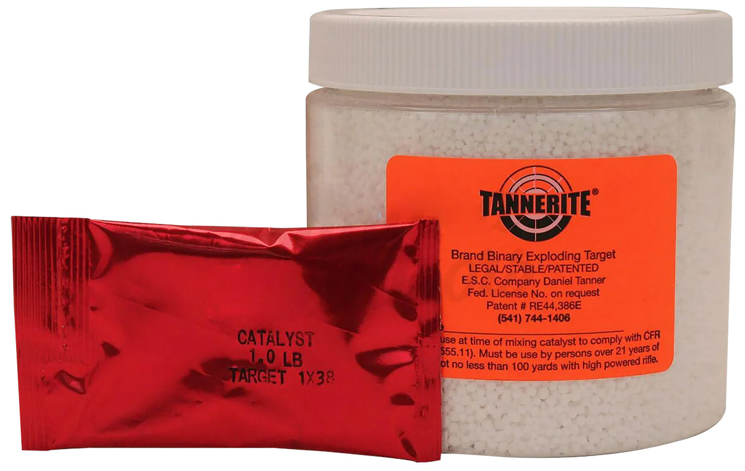 Tannerite 1BR 1 Pound Target Impact Enhancement Explosion White Vapor Centerfire Rifle Firearm 1 lb 16 Targets *Sold by Case