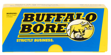 Buffalo Bore 9mm Luger / Parabellum Outdoorsman +P 147gr Solid Ammo