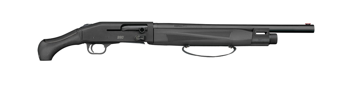 Mossberg 83002 990 AfterShock 12 Gauge Semi-Auto 3" 5+1 18.50" Matte Blued Barrel, Strapped w/M-LOK Forend, Matte Blued Receiver, Black Synthetic Aftershock Grip, Ambidextrous