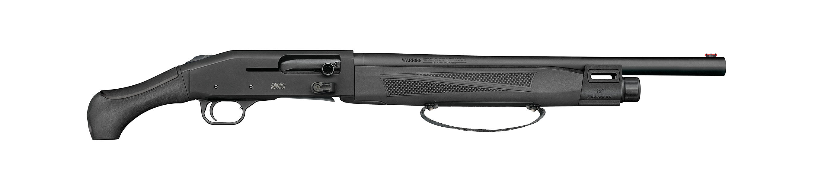 Mossberg 83002 990 AfterShock 12 Gauge Semi-Auto 3" 5+1 18.50" Matte Blued Barrel, Strapped w/M-LOK Forend, Matte Blued Receiver, Black Synthetic Aftershock Grip, Ambidextrous