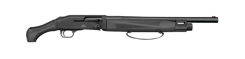 Mossberg 83002 990 AfterShock 12 Gauge Semi-Auto 3" 5+1 18.50" Matte Blued Barrel, Strapped w/M-LOK Forend, Matte Blued Receiver, Black Synthetic Aftershock Grip, Ambidextrous