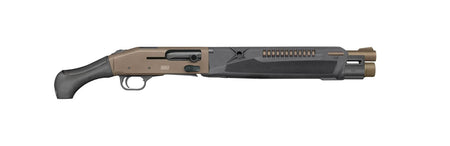 Mossberg 83011 990 Aftershock SPX Semi-Auto 3" 5+1 14.75" Flat Dark Earth Cerakote Integrated Heat Shield Barrel & Drilled & Tapped Receiver, Black Polymer Grip