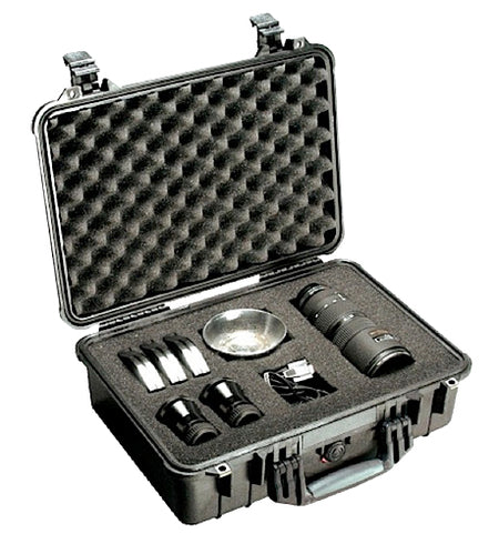 Pelican 1500000110 Protector Case Black Polypropylene Holds Handgun