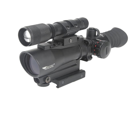 BSA TW30RDLL 30MM Red Dot with Laser and Flashlight Matte Black 1 x 30 mm 5 MOA Red Dot Reticle Red Laser White LED