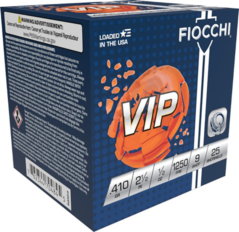 Fiocchi Exacta Target VIP .410 Bore 2.5 in 1/2 oz #9