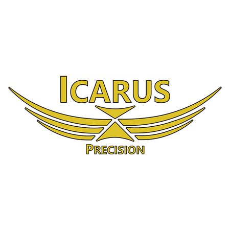 Icarus Precision Omega Comp/Barrel, 9MM, Fits Glock 19 Gen 5 OEM Slides, Nitride Finish, Black, Includes Barrel and Compensator G5_G19_COMP_BLK